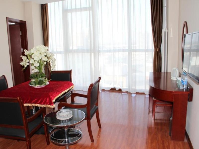 GreenTree Inn Tianjin Jinghai Jinqiao International Trade Center Bagian luar foto