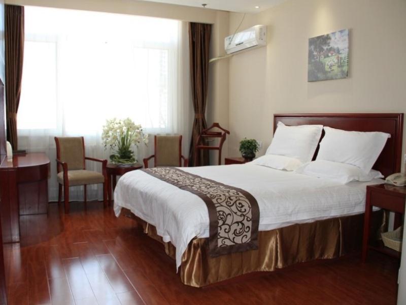GreenTree Inn Tianjin Jinghai Jinqiao International Trade Center Bagian luar foto