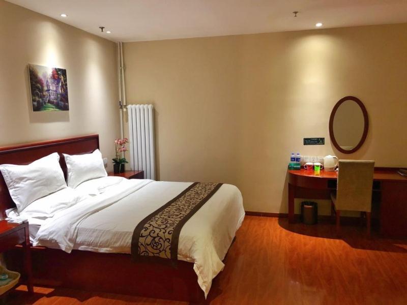 GreenTree Inn Tianjin Jinghai Jinqiao International Trade Center Bagian luar foto