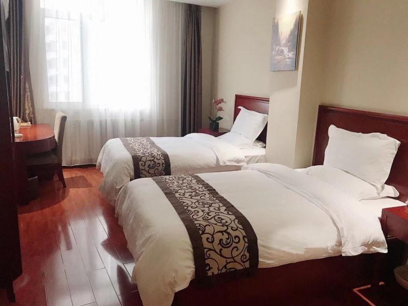 GreenTree Inn Tianjin Jinghai Jinqiao International Trade Center Bagian luar foto
