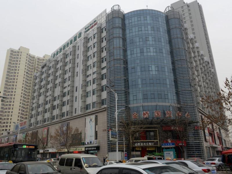 GreenTree Inn Tianjin Jinghai Jinqiao International Trade Center Bagian luar foto