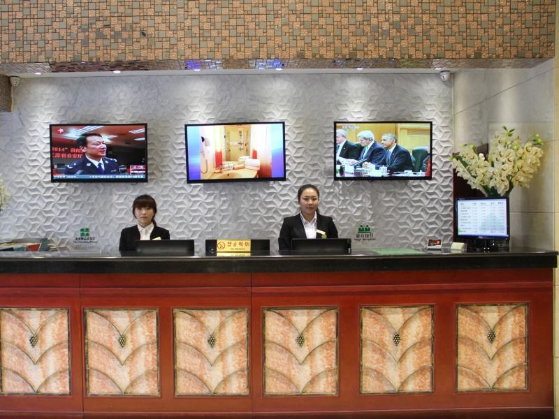 GreenTree Inn Tianjin Jinghai Jinqiao International Trade Center Bagian luar foto
