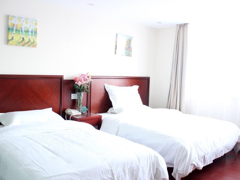 GreenTree Inn Tianjin Jinghai Jinqiao International Trade Center Bagian luar foto