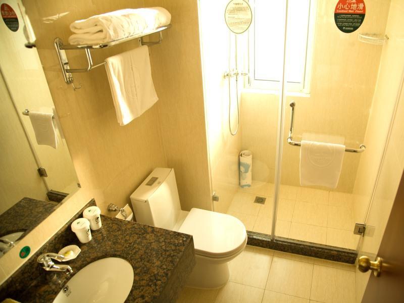 GreenTree Inn Tianjin Jinghai Jinqiao International Trade Center Bagian luar foto
