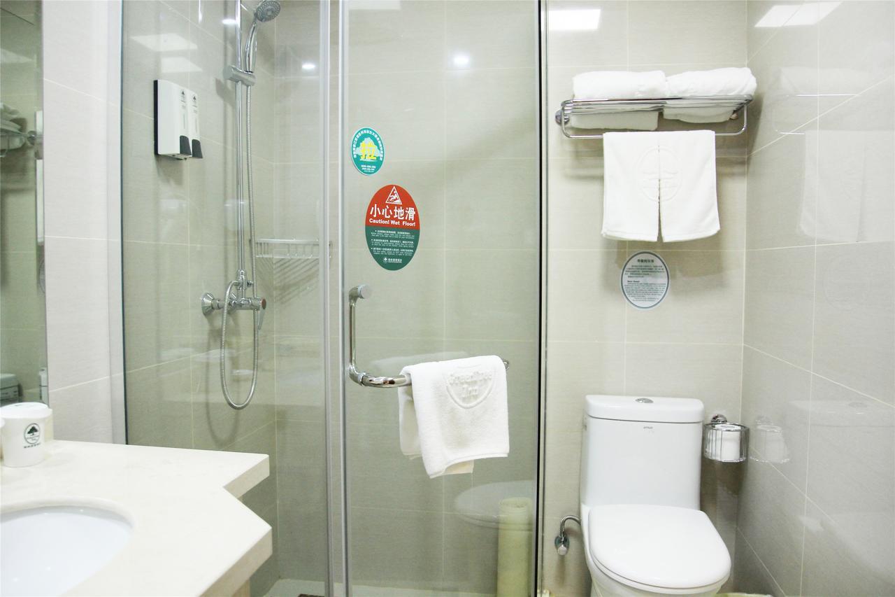 GreenTree Inn Tianjin Jinghai Jinqiao International Trade Center Bagian luar foto
