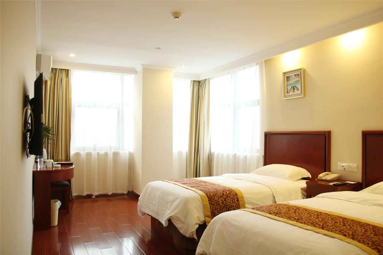 GreenTree Inn Tianjin Jinghai Jinqiao International Trade Center Bagian luar foto