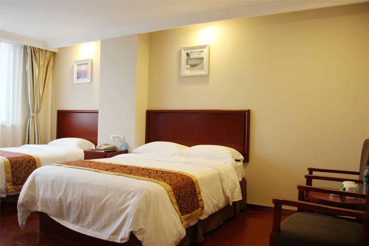 GreenTree Inn Tianjin Jinghai Jinqiao International Trade Center Bagian luar foto