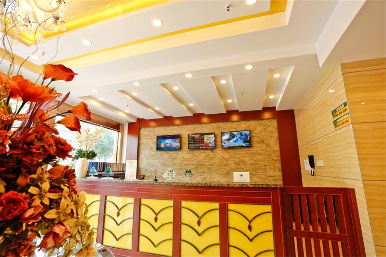 GreenTree Inn Tianjin Jinghai Jinqiao International Trade Center Bagian luar foto