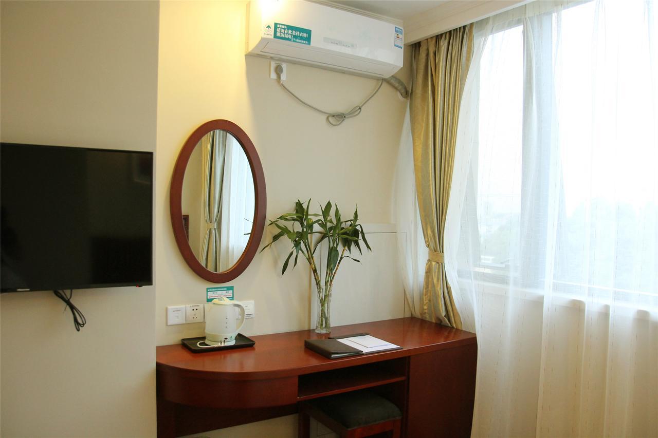 GreenTree Inn Tianjin Jinghai Jinqiao International Trade Center Bagian luar foto