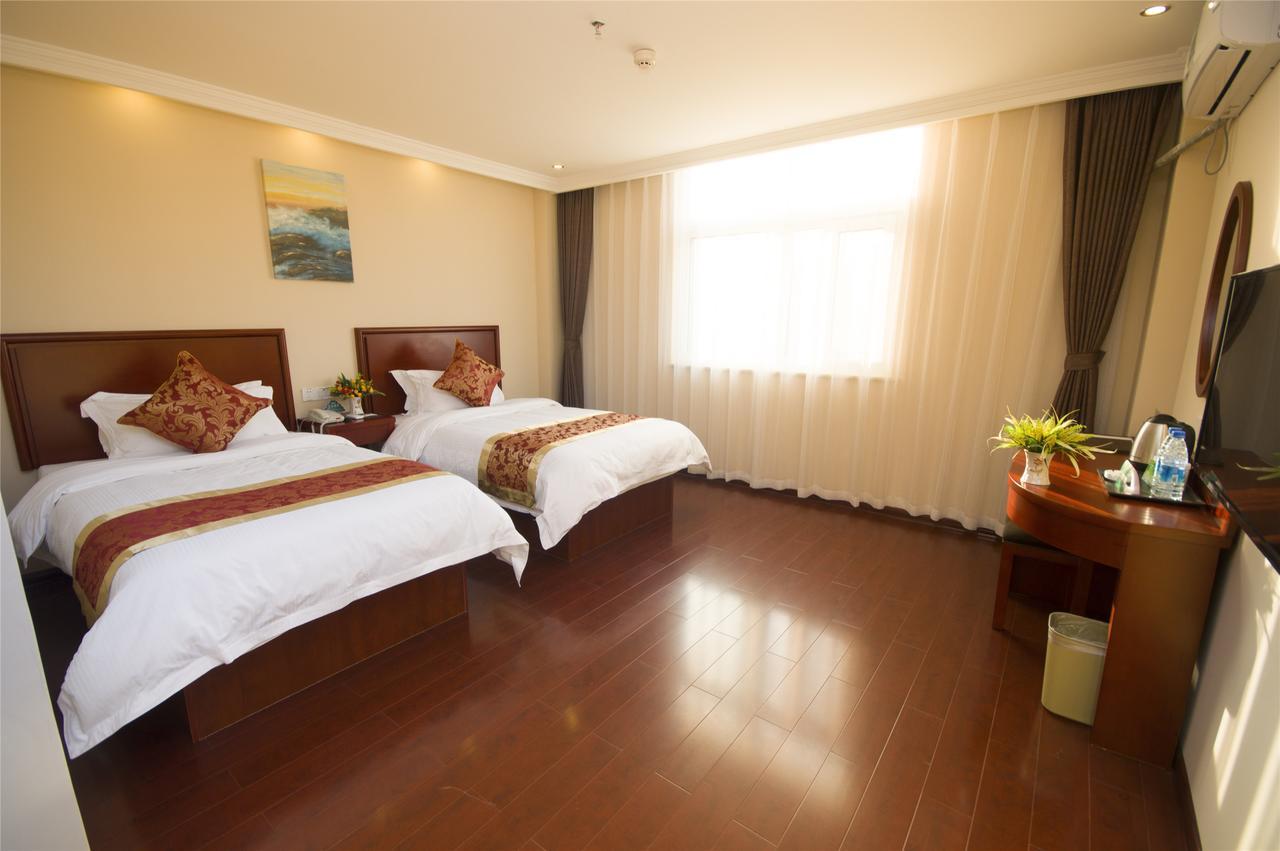 GreenTree Inn Tianjin Jinghai Jinqiao International Trade Center Bagian luar foto