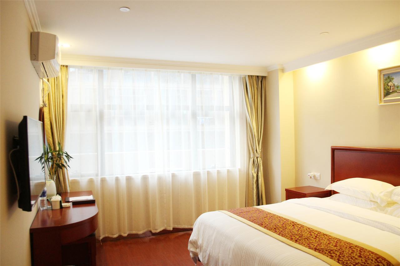 GreenTree Inn Tianjin Jinghai Jinqiao International Trade Center Bagian luar foto