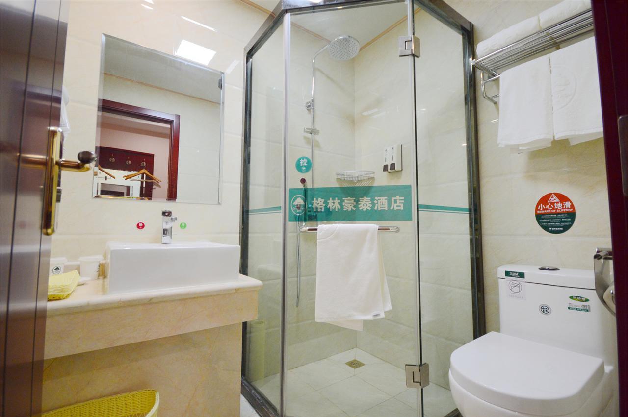 GreenTree Inn Tianjin Jinghai Jinqiao International Trade Center Bagian luar foto