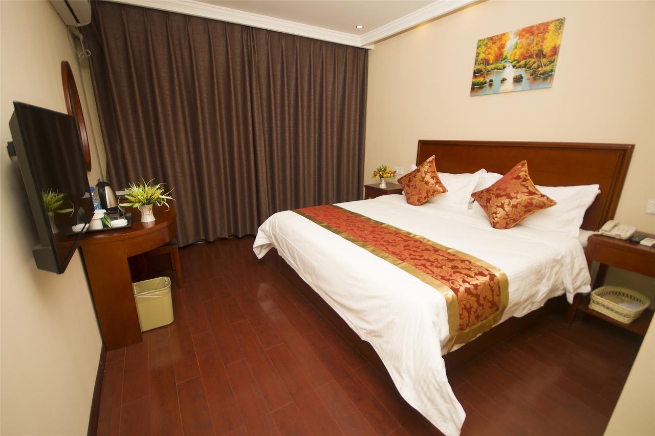 GreenTree Inn Tianjin Jinghai Jinqiao International Trade Center Bagian luar foto