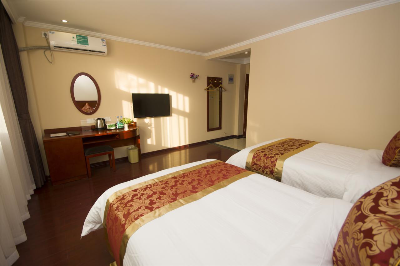 GreenTree Inn Tianjin Jinghai Jinqiao International Trade Center Bagian luar foto